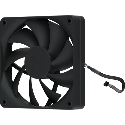 HYTE FA12 120 mm PWM PC Case Fans 4 Pack Pitch Black