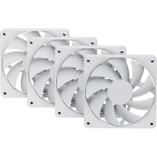 HYTE FA12 120MM CASE FANS SNOW WHITE 4PK