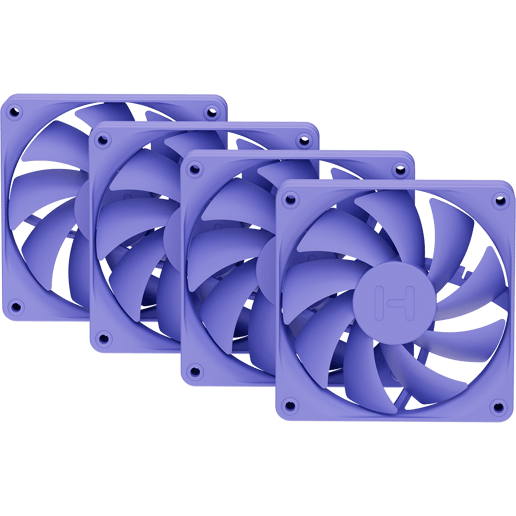 HYTE FA12 120 mm PWM PC Case Fans 4 Pack Taro Milk