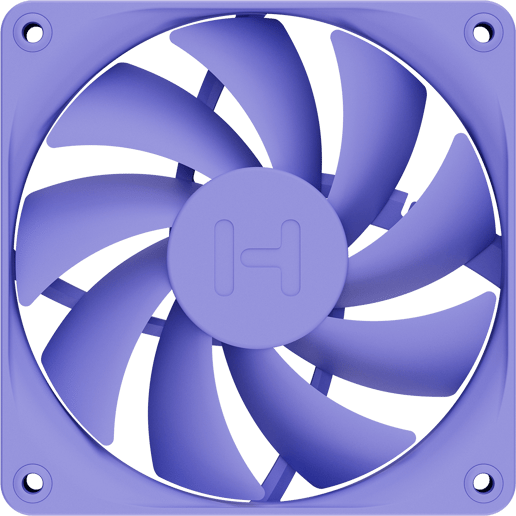 HYTE FA12 120 mm PWM PC Case Fans 4 Pack Taro Milk