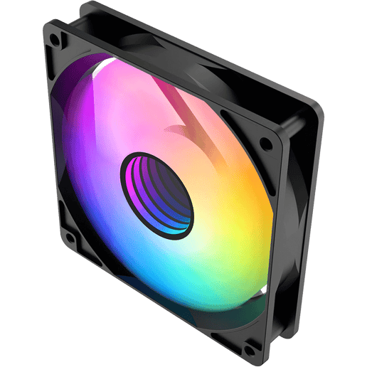 CiT Halo Reverse 120mm Infinity ARGB Black PWM Cooling Fan