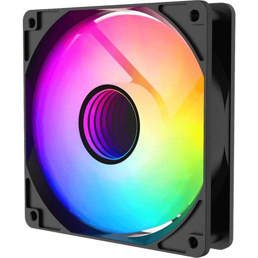 CiT Halo Reverse 120mm Infinity ARGB Black PWM Cooling Fan