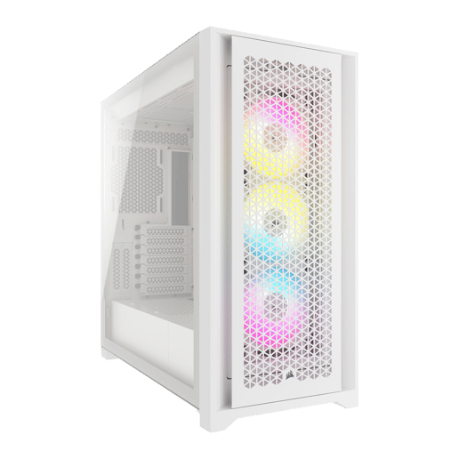 Corsair iCUE 5000D RGB AIRFLOW Mid Tower Gaming Case - White 