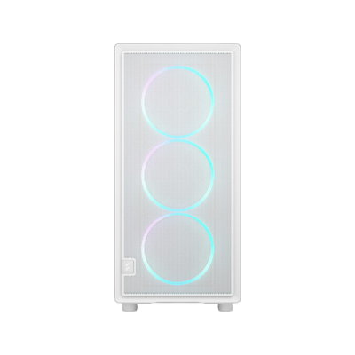 Fractual Epoch XL White TG RGB Mid Tower Gaming Case - White 