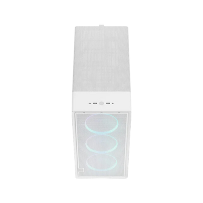 Fractual Epoch XL White TG RGB Mid Tower Gaming Case - White 
