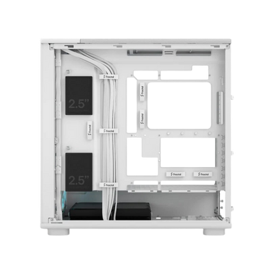 Fractual Epoch XL White TG RGB Mid Tower Gaming Case - White 