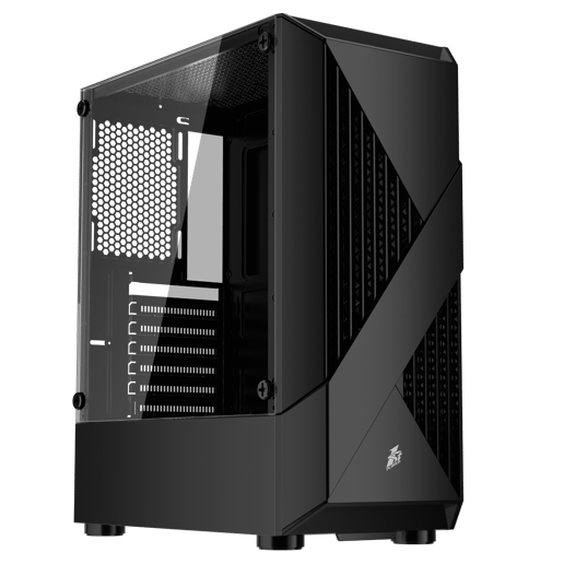 1st Player F3-A Mid Tower Gaming Case - Black 