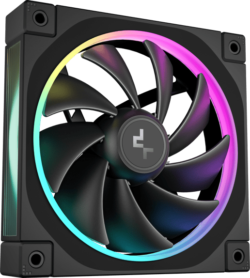 DeepCool FL12-3 IN 1 120mm PWM Triple Fan Pack in Black