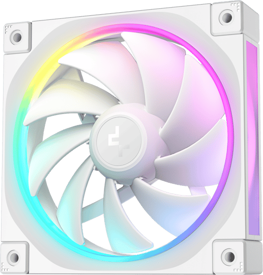 DeepCool FL12 WH-3 IN 1 120mm PWM Triple Fan Pack in White