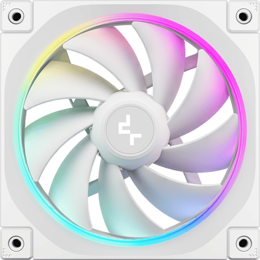 DeepCool FL12 WH-3 IN 1 120mm PWM Triple Fan Pack in White