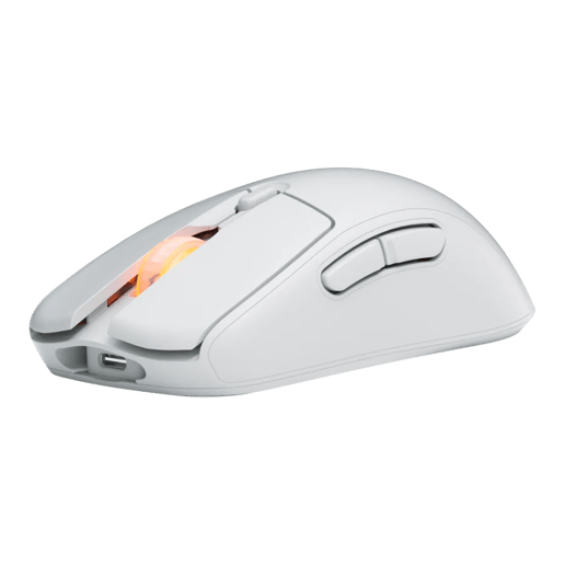 FNATIC BOLT Wireless Gaming Mouse, White