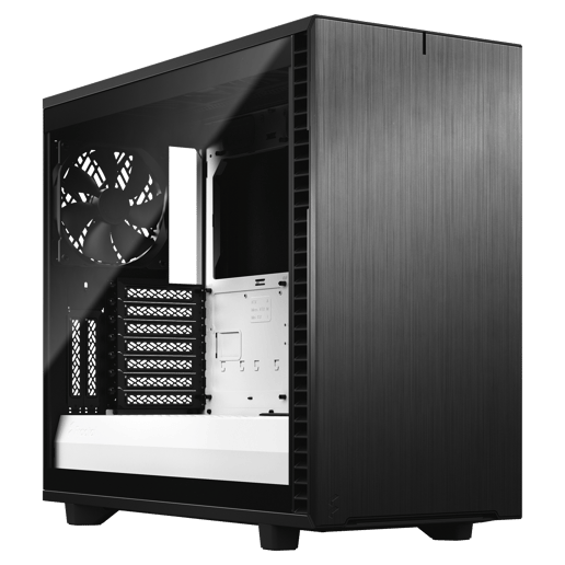 Fractal Define 7 Mid Tower Gaming Case - Black/White 