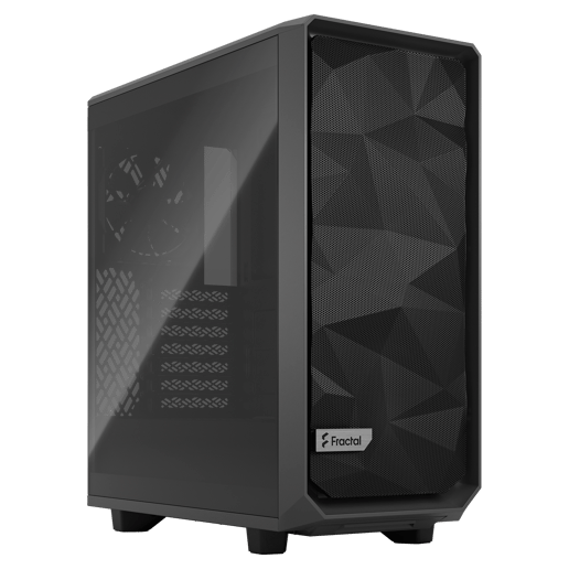 Fractal Design Meshify 2 Compact Mid Tower Gaming Case - Grey 
