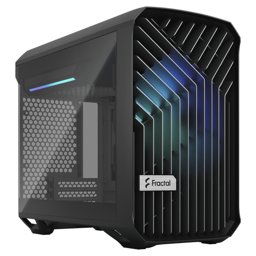 Fractal Torrent Nano RGB TG ITX Gaming Case - Black 