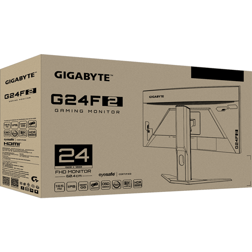 Gigabyte G24F 2 Widescreen 23.8" Full HD Gaming Monitor - IPS, 180Hz, 1ms, HDMI