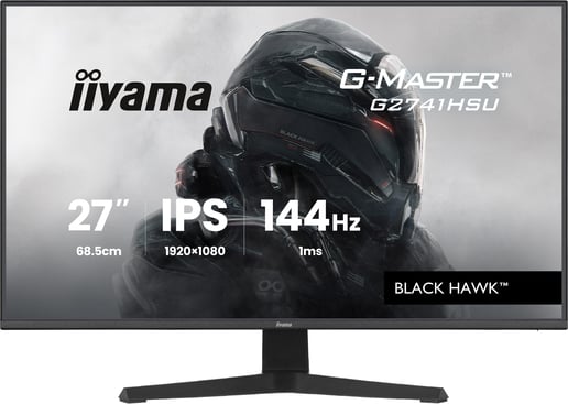 iiyama G2741HSU-B1 27" Full HD Gaming Monitor - IPS, 144Hz, 1ms, Speakers, HDMI