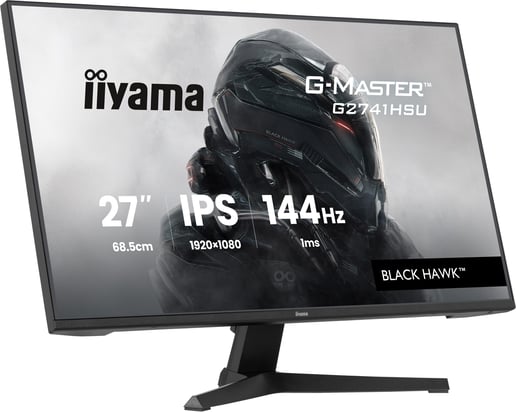 iiyama G2741HSU-B1 27" Full HD Gaming Monitor - IPS, 144Hz, 1ms, Speakers, HDMI