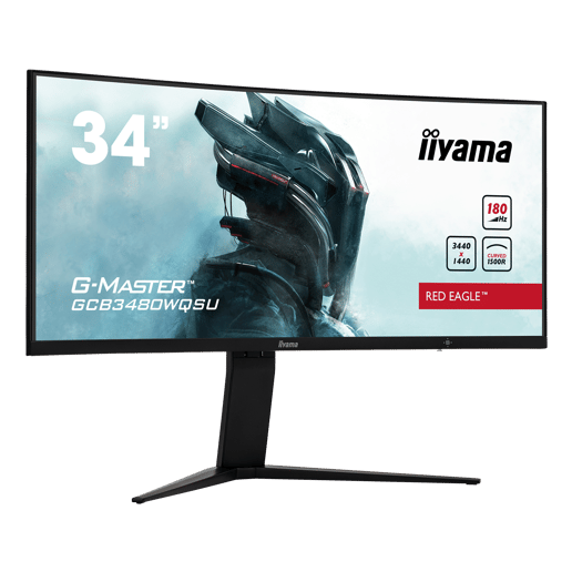 iiyama G-Master GCB3480WQSU Red Eagle 34" UltraWide Curved Gaming Monitor - VA
