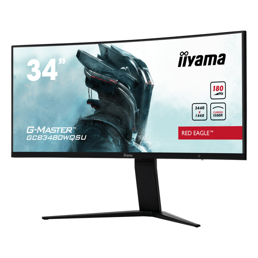 iiyama G-Master GCB3480WQSU Red Eagle 34" UltraWide Curved Gaming Monitor - VA