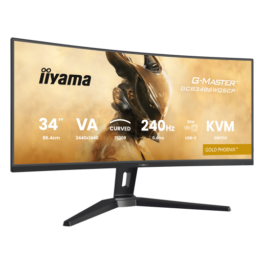 iiyama G-Master GCB3486WQSCP 34" UltraWide Curved Gaming Monitor - VA, 500 nits