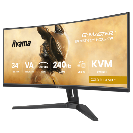 iiyama G-Master GCB3486WQSCP 34" UltraWide Curved Gaming Monitor - VA, 500 nits