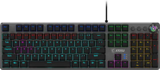 MSI FORGE GK310 Gaming Keyboard with Red Switches