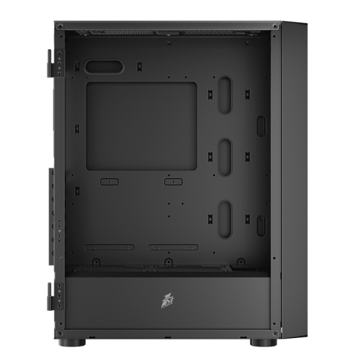 1st Player Go6 RGB Mid Tower Gaming Case - Black 