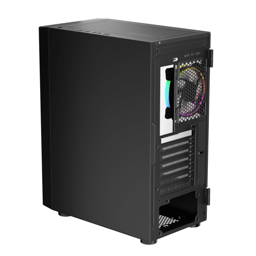 1st Player Go6 RGB Mid Tower Gaming Case - Black 