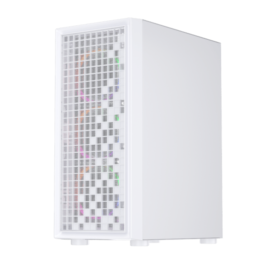1st Player Go6 RGB Mid Tower Gaming Case - White 