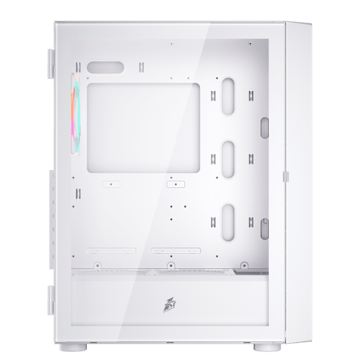 1st Player Go6 RGB Mid Tower Gaming Case - White 