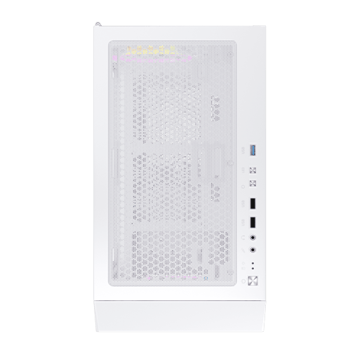 1st Player Go6 RGB Mid Tower Gaming Case - White 