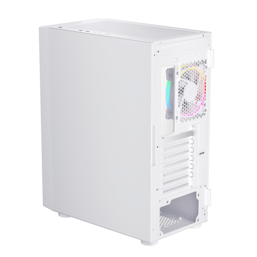 1st Player Go6 RGB Mid Tower Gaming Case - White 