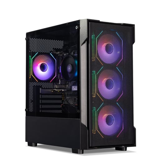  Horizon Recruit Ryzen 5 Pre-built Gaming PC Bundle with Monitor and Accessories 