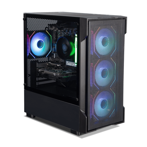 Horizon Ryzen 5 RTX 5060 Pre-built Gaming PC in Black