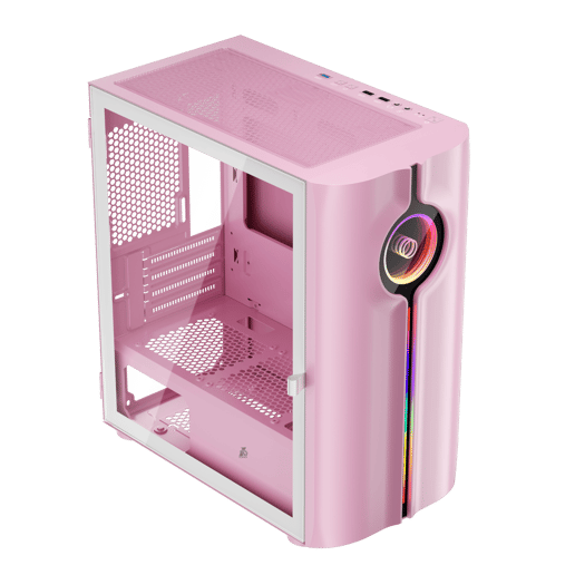 1st Player IS3 Mid Tower Gaming Case - Pink 