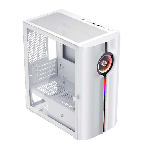 1st Player IS3 Mid Tower Gaming Case - White 