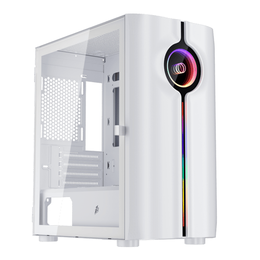 1st Player IS3 Mid Tower Gaming Case - White 