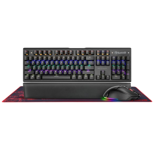 Marvo Scorpion CM420-UK Mechanical Keyboard Mouse and Gaming Surface 3-in-1 RGB Gaming Kit