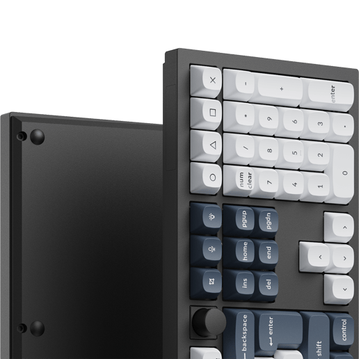 Keychron Q6 Max UK Full Size Mechanical Keyboard Brown Switch