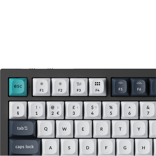 Keychron Q6 Max UK Full Size Mechanical Keyboard Brown Switch