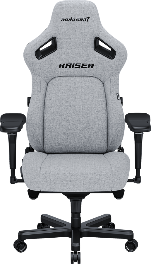 AndaSeat Kaiser 4 Premium Large Gaming Chair in Grey Fabric