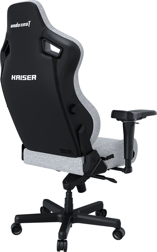 AndaSeat Kaiser 4 Premium Large Gaming Chair in Grey Fabric