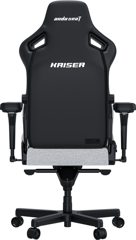 AndaSeat Kaiser 4 Premium Large Gaming Chair in Grey Fabric