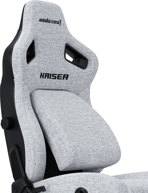 AndaSeat Kaiser 4 Premium Large Gaming Chair in Grey Fabric