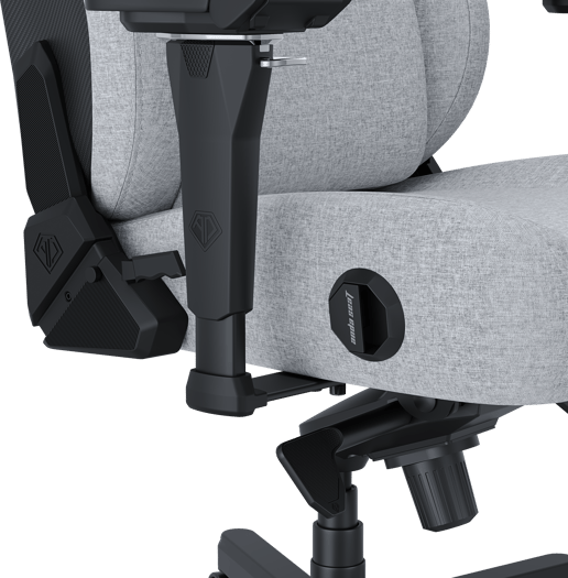 AndaSeat Kaiser 4 Premium Large Gaming Chair in Grey Fabric