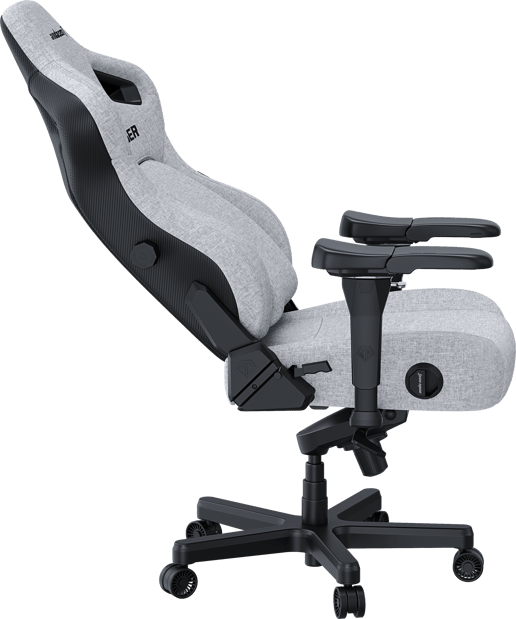 AndaSeat Kaiser 4 Premium Large Gaming Chair in Grey Fabric
