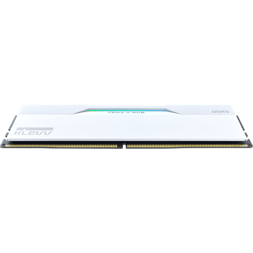 KLEVV CRAS V RGB 32GB DDR5 6000MT/s Desktop Memory Kit White
