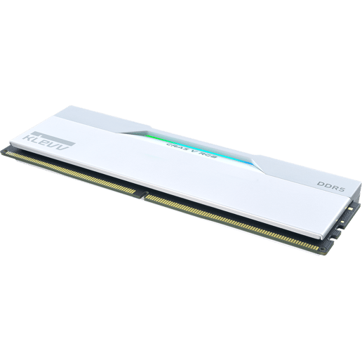 KLEVV CRAS V RGB 32GB DDR5 6000MT/s Desktop Memory Kit White