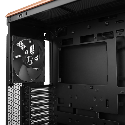 Lian Li LANCOOL 217 Mid Tower Gaming Case - Black 