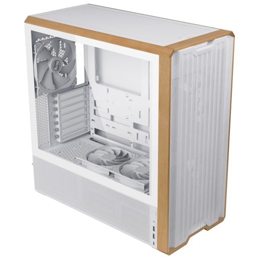 Lian Li LANCOOL 217 Mid Tower Gaming Case - White 